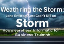 Weathering the Storm: How Entrepreneurs Can Leverage Weather Data for Business Success Weathering the Storm: How Entrepreneurs Can Utilize Weather Information for Business Triumph