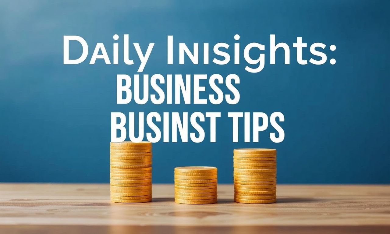 Daily Insights: Business Tips to Boost Your Success