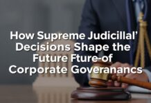 How Supreme Judicial Decisions Shape the Future of Corporate Governance How Supreme Judicial Decisions Shape the Future of Corporate Governance